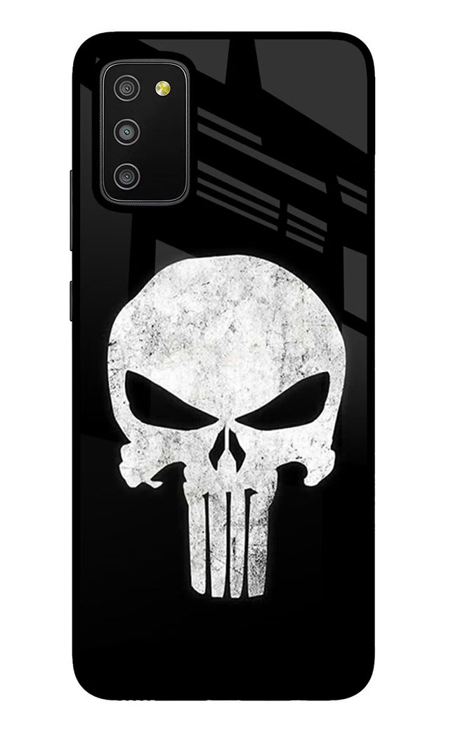 Punisher Skull Samsung M02s Glass Case