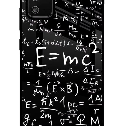 Physics Formula Samsung M02s Glass Case