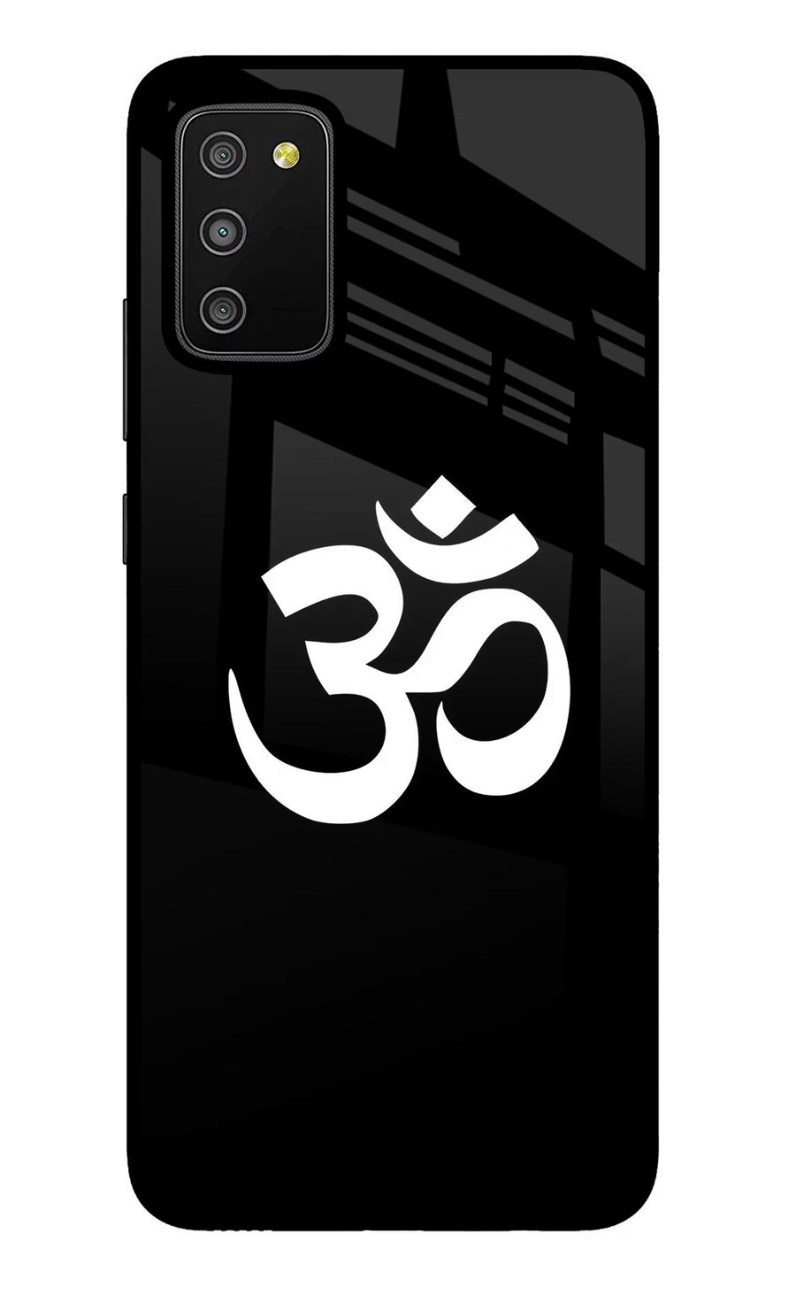 Om Samsung M02s Back Cover, Glass case