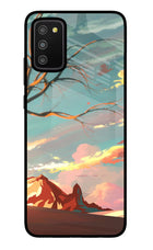 Scenery Samsung M02s Glass Case