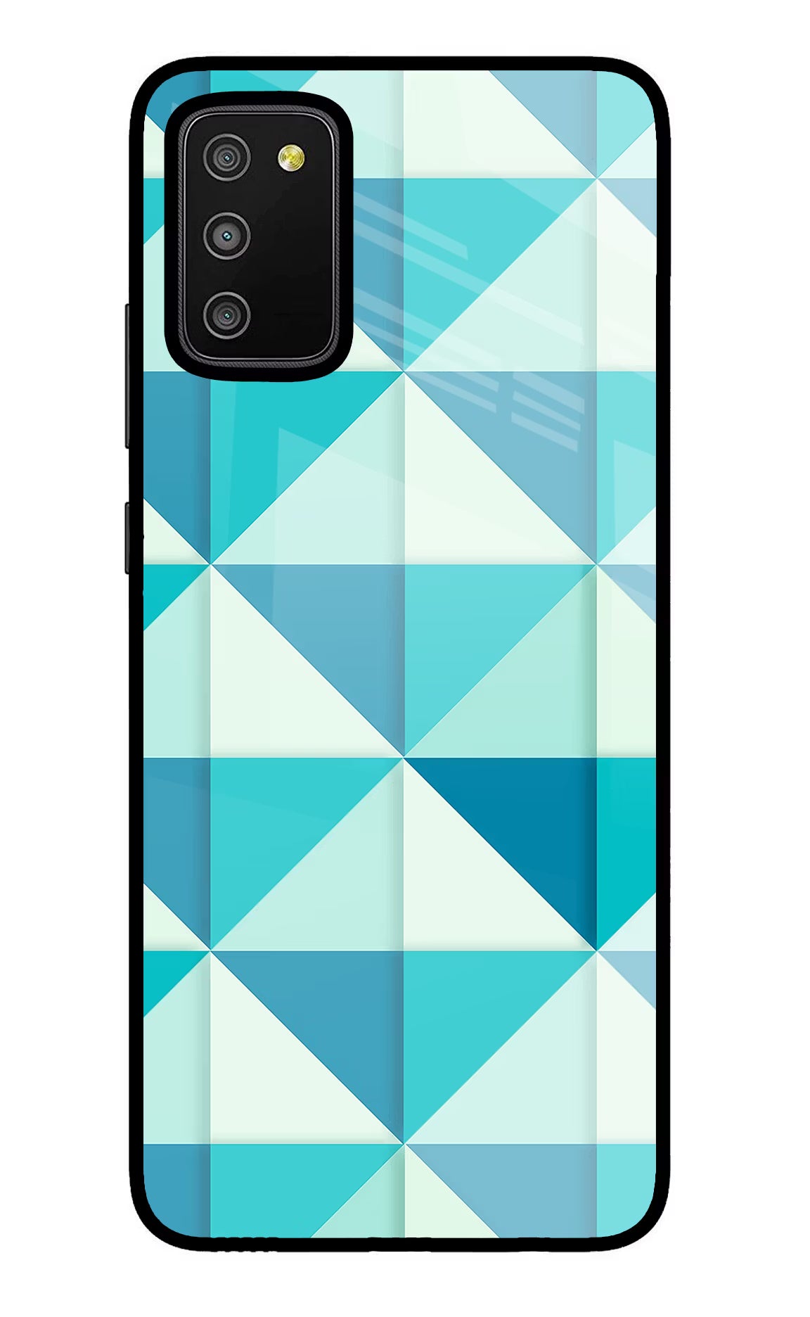 Abstract Samsung M02s Glass Case Back Cover by Casekaro