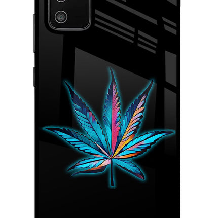 Weed Samsung M02s Glass Case