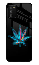 Weed Samsung M02s Glass Case