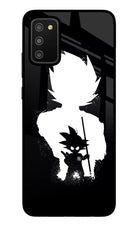 Goku Shadow Samsung M02s Glass Case