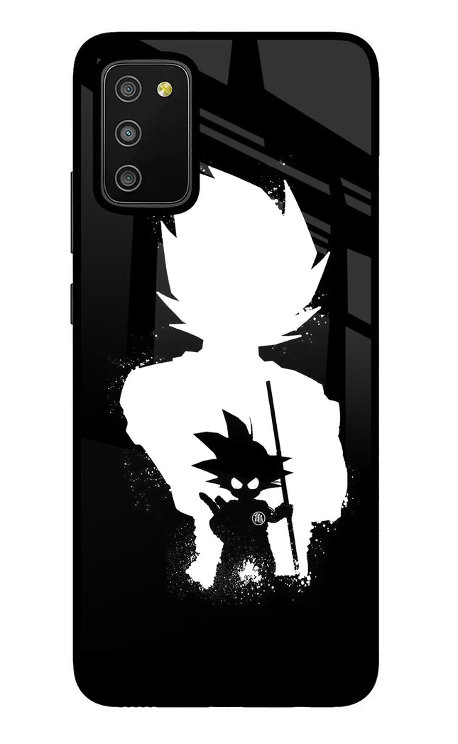 Goku Shadow Samsung M02s Glass Case