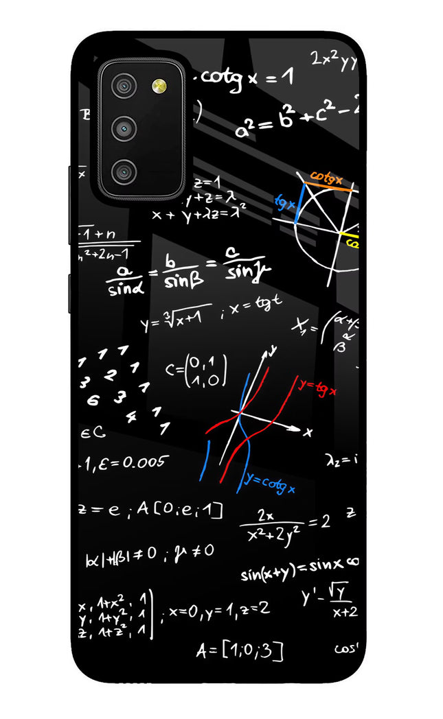 Mathematics Formula Samsung M02s Glass Case