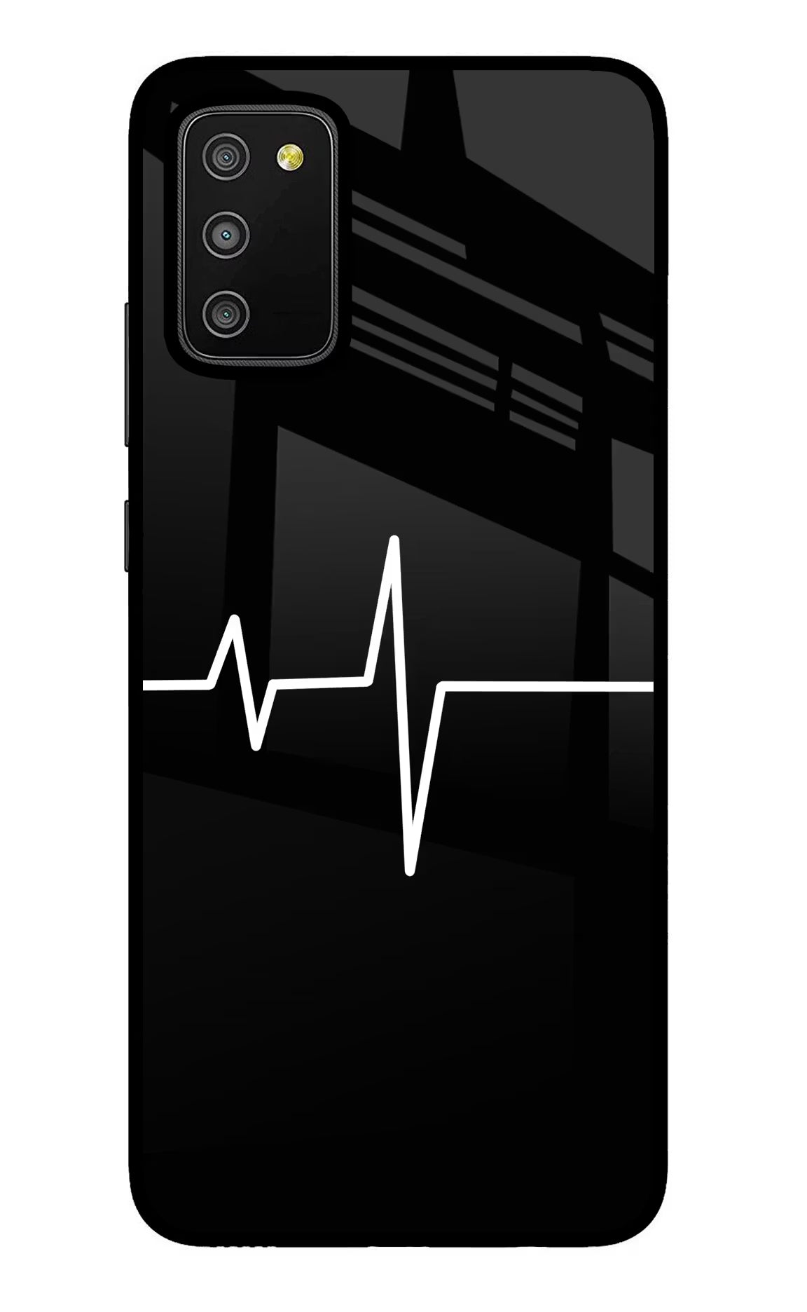 Heart Beats Samsung M02s Glass Case