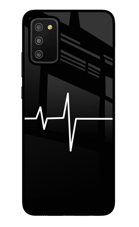 Heart Beats Samsung M02s Glass Case