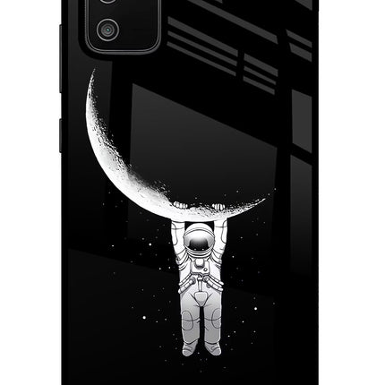 Moon Space Samsung M02s Glass Case