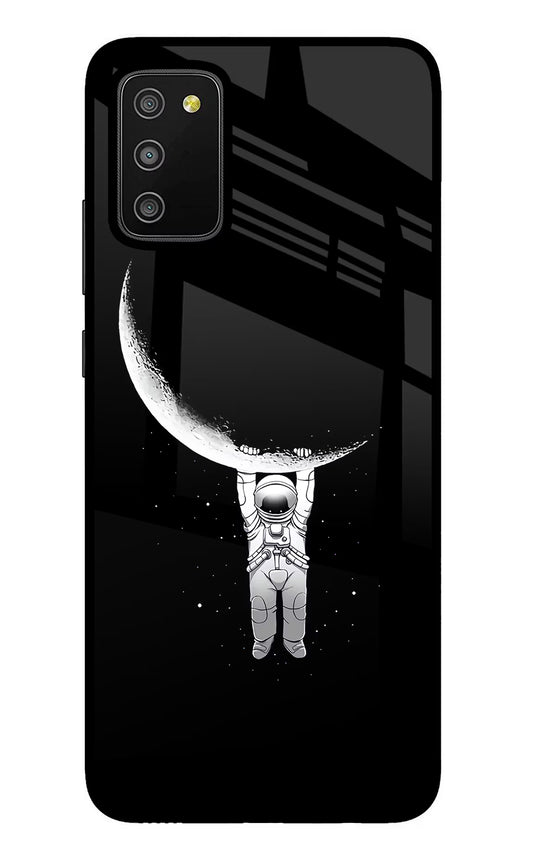 Moon Space Samsung M02s Glass Case