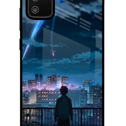 Anime Samsung M02s Glass Case