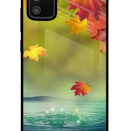 Flowers Samsung M02s Glass Case