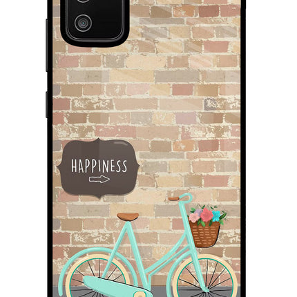 Happiness Artwork Samsung M02s Glass Case