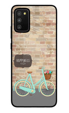 Happiness Artwork Samsung M02s Glass Case