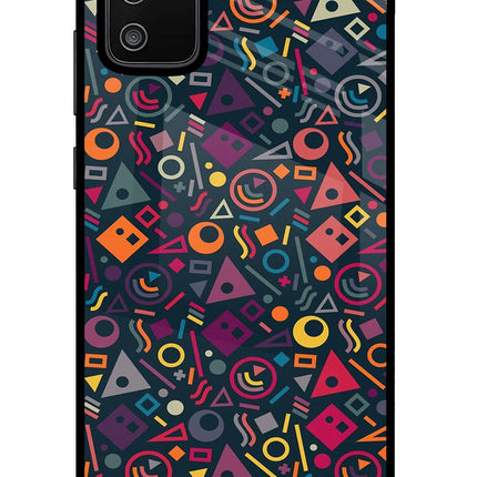 Geometric Abstract Samsung M02s Glass Case