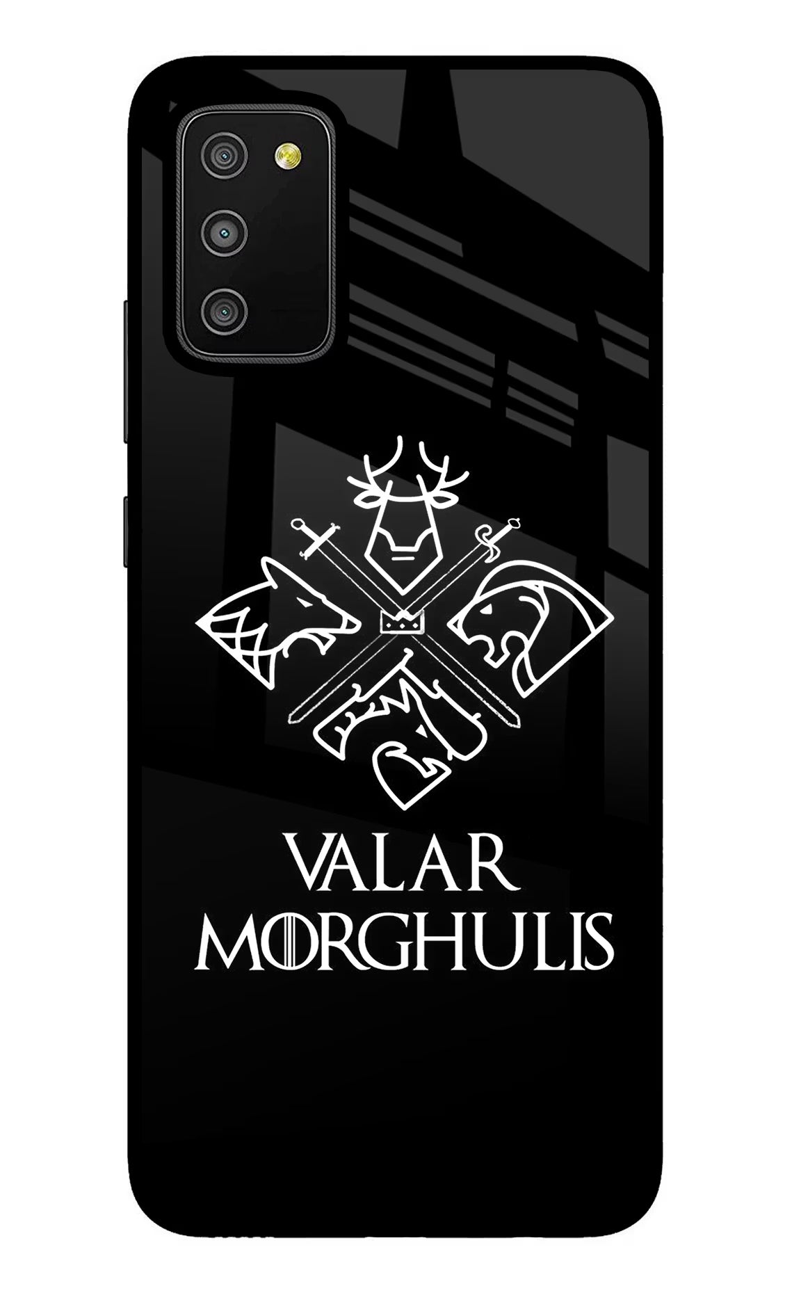 Valar Morghulis | Game Of Thrones Samsung M02s Glass Case Back Cover by Casekaro