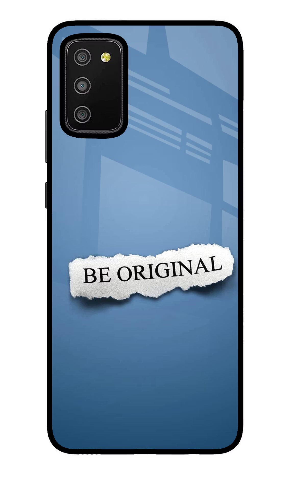 Be Original Samsung M02s Glass Case Back Cover by Casekaro