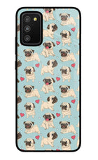 Pug Dog Samsung M02s Glass Case