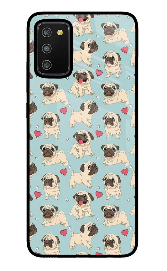 Pug Dog Samsung M02s Glass Case
