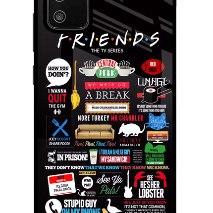 FRIENDS Samsung M02s Glass Case