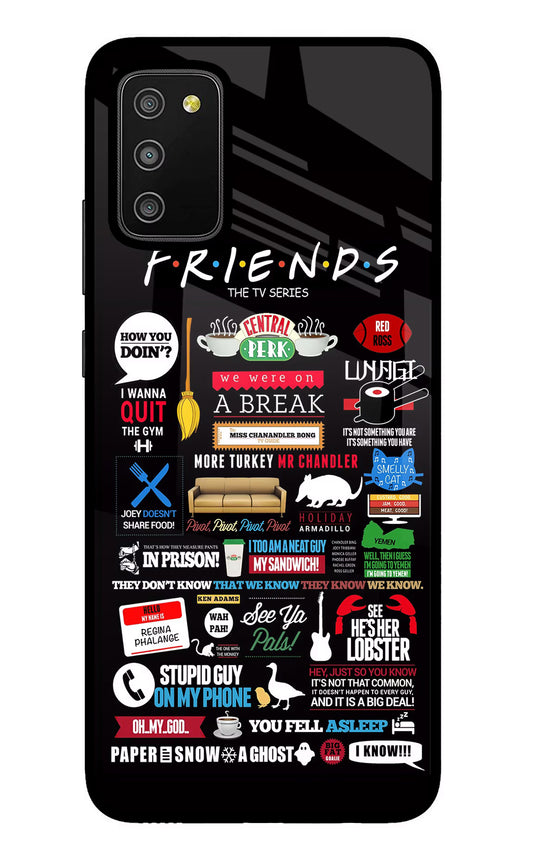 FRIENDS Samsung M02s Glass Case