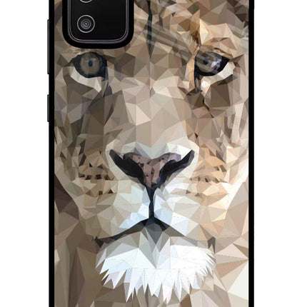 Lion Art Samsung M02s Glass Case
