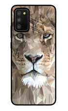 Lion Art Samsung M02s Glass Case