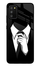 Black Tie Samsung M02s Glass Case