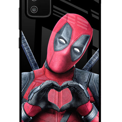 Deadpool Samsung M02s Glass Case Back Cover by Casekaro