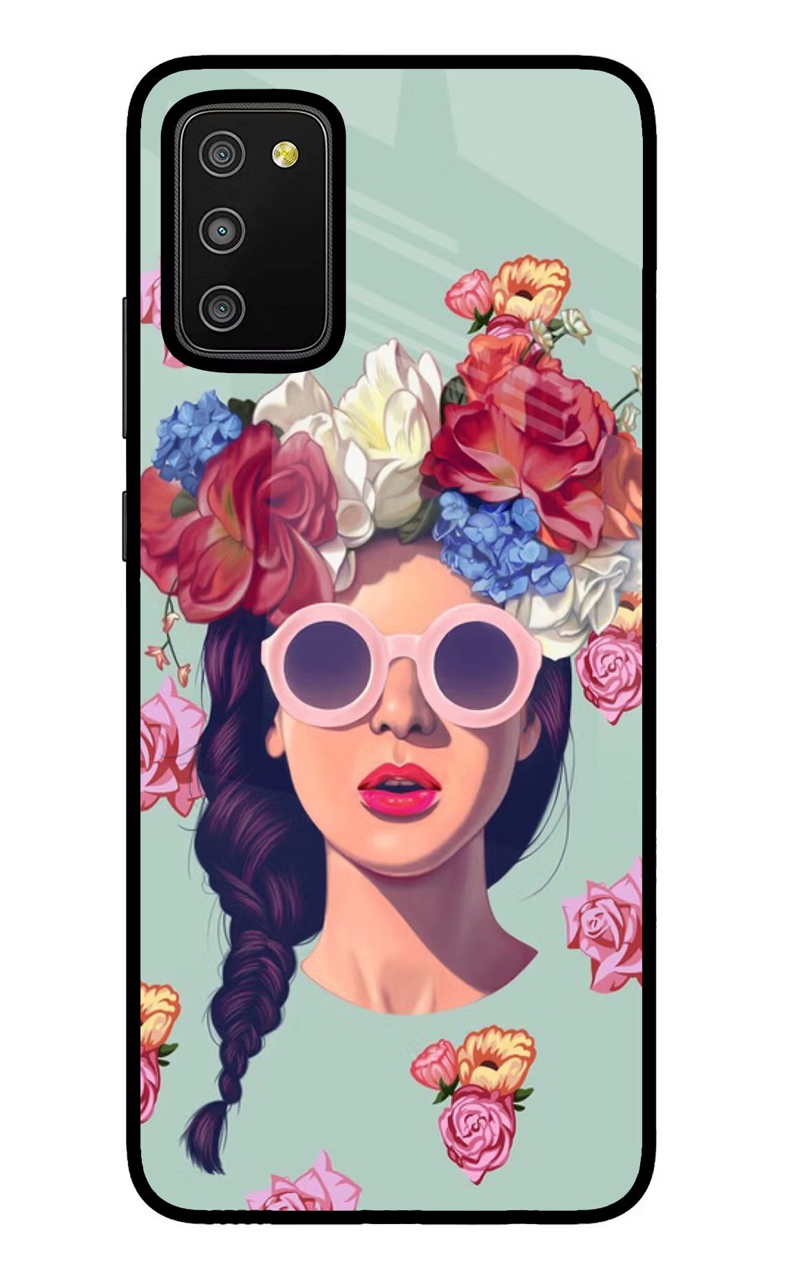Pretty Girl Samsung M02s Glass Case