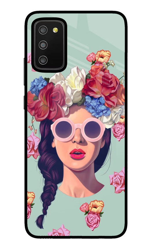 Pretty Girl Samsung M02s Glass Case