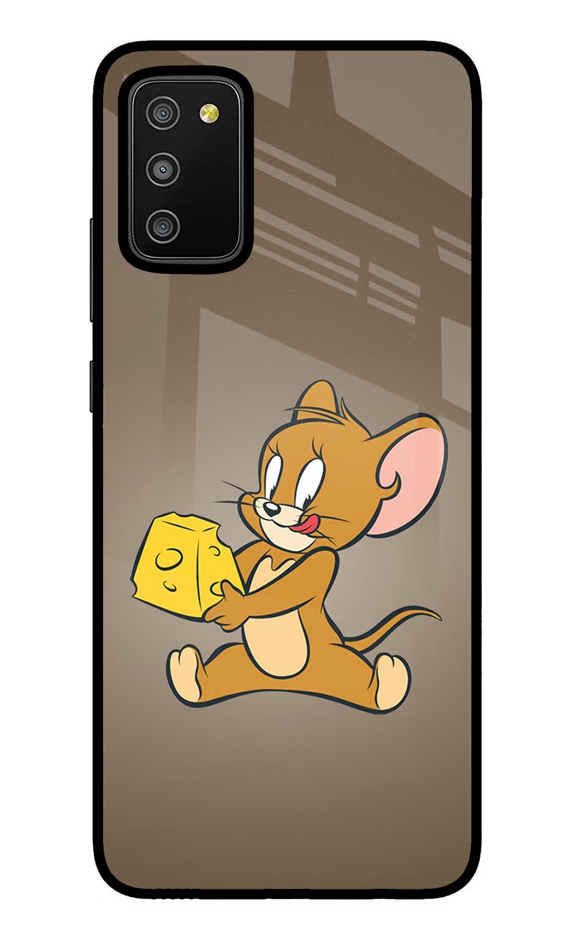 Jerry Samsung M02s Glass Case Back Cover by Casekaro