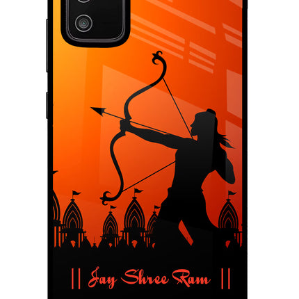 Lord Ram - 4 Samsung M02s Glass Case Back Cover by Casekaro