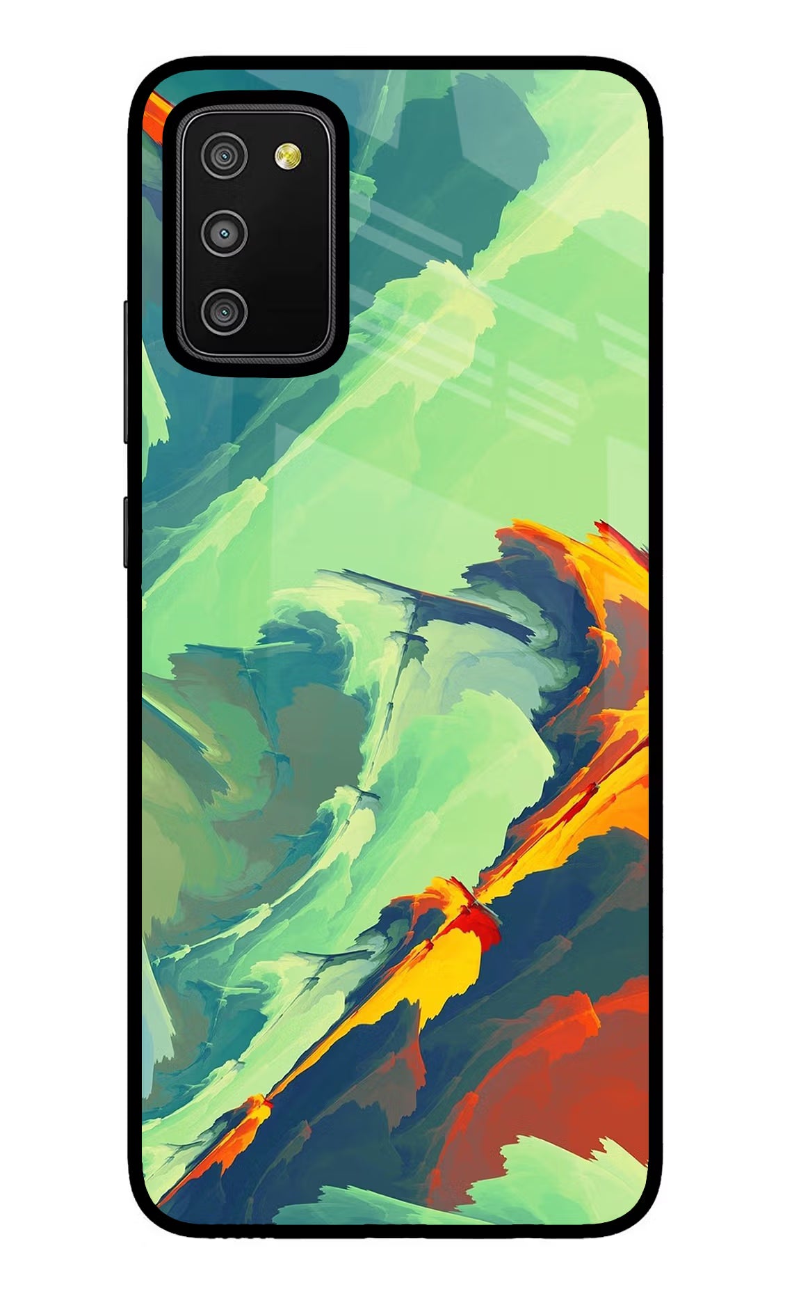 Paint Art Samsung M02s Glass Case