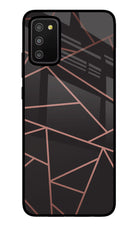 Geometric Pattern Samsung M02s Glass Case