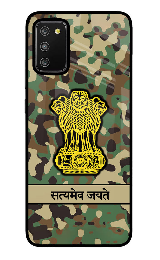 Satyamev Jayate Army Samsung M02s Glass Case