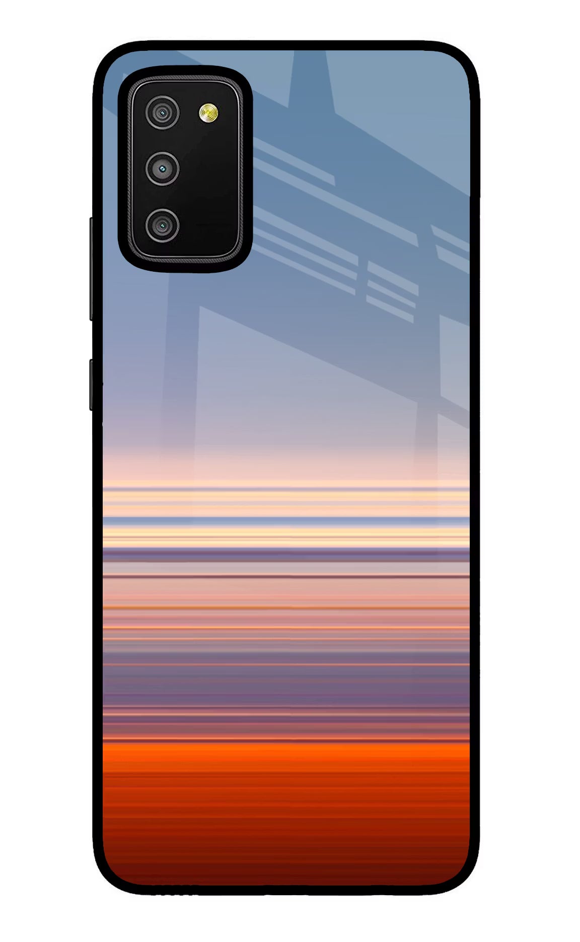 Morning Colors Samsung M02s Glass Case Back Cover by Casekaro