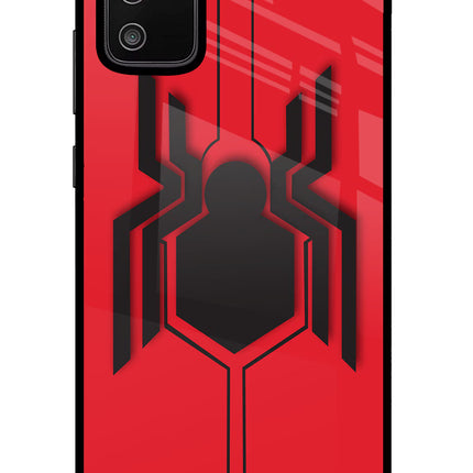 Spider Samsung M02s Glass Case Back Cover by Casekaro