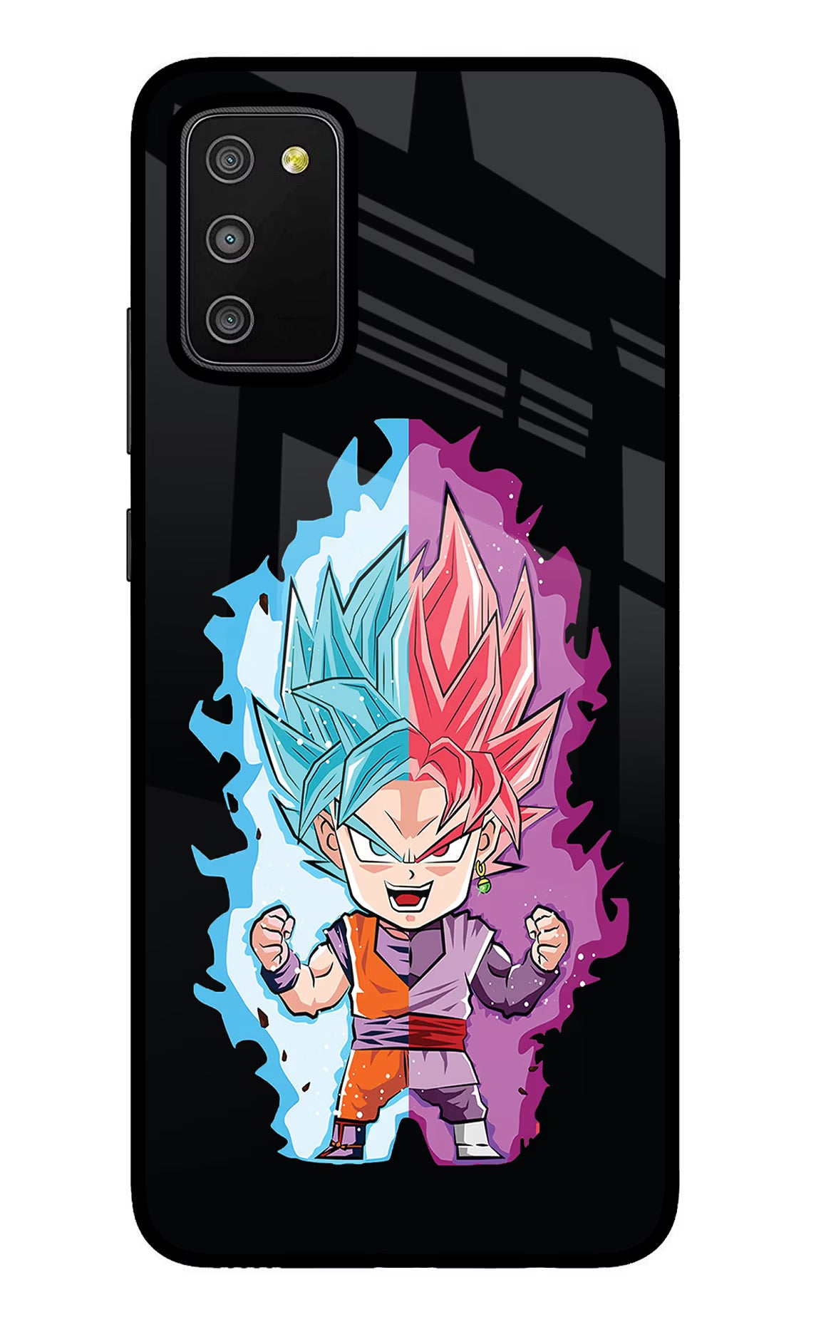 Chota Goku Samsung M02s Glass Case