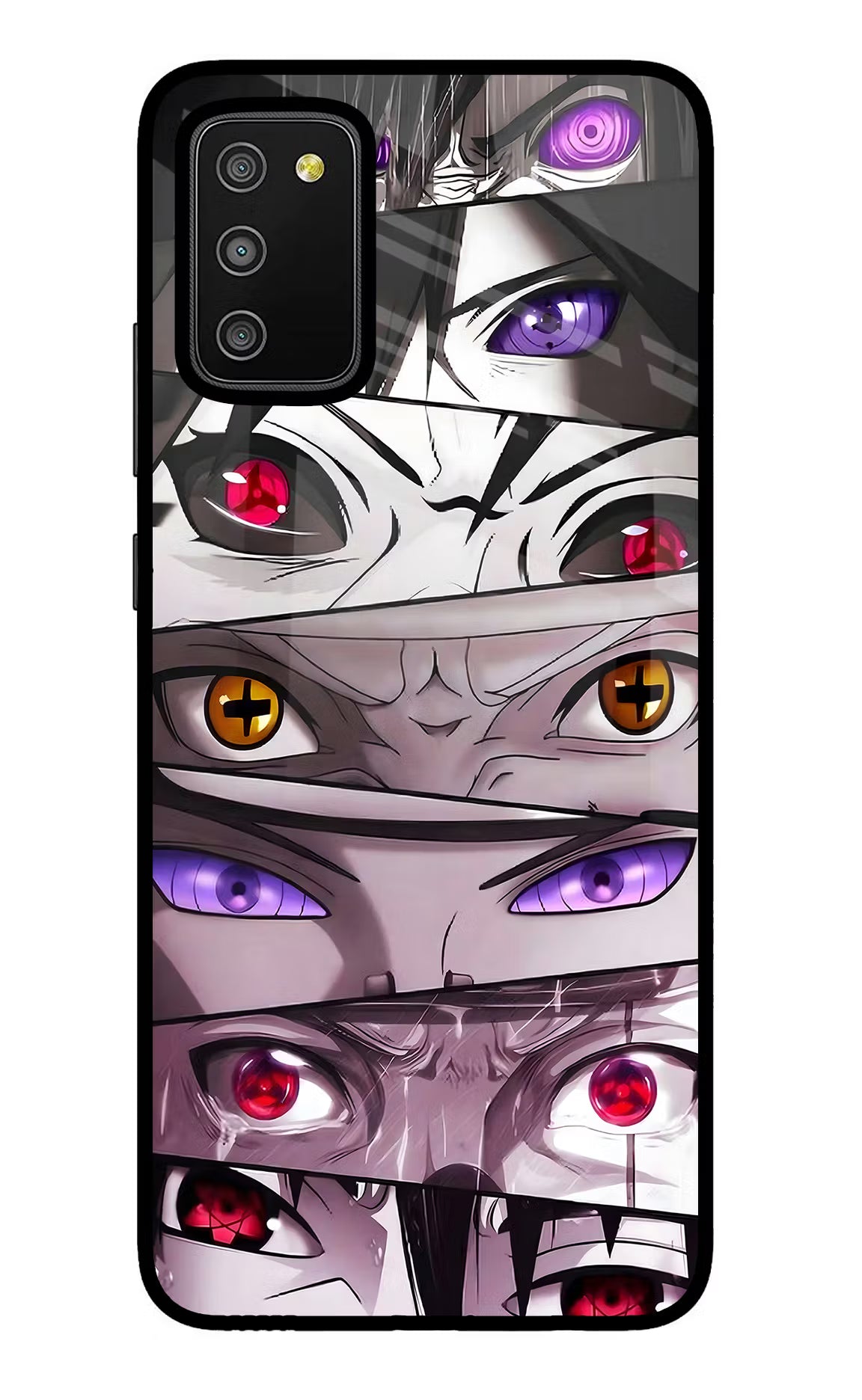 Naruto Anime Samsung M02s Glass Case Back Cover by Casekaro