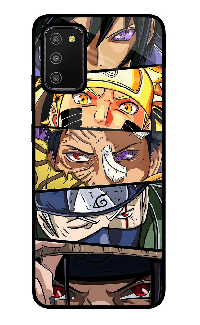 Naruto Character Samsung M02s Glass Case Back Cover by Casekaro