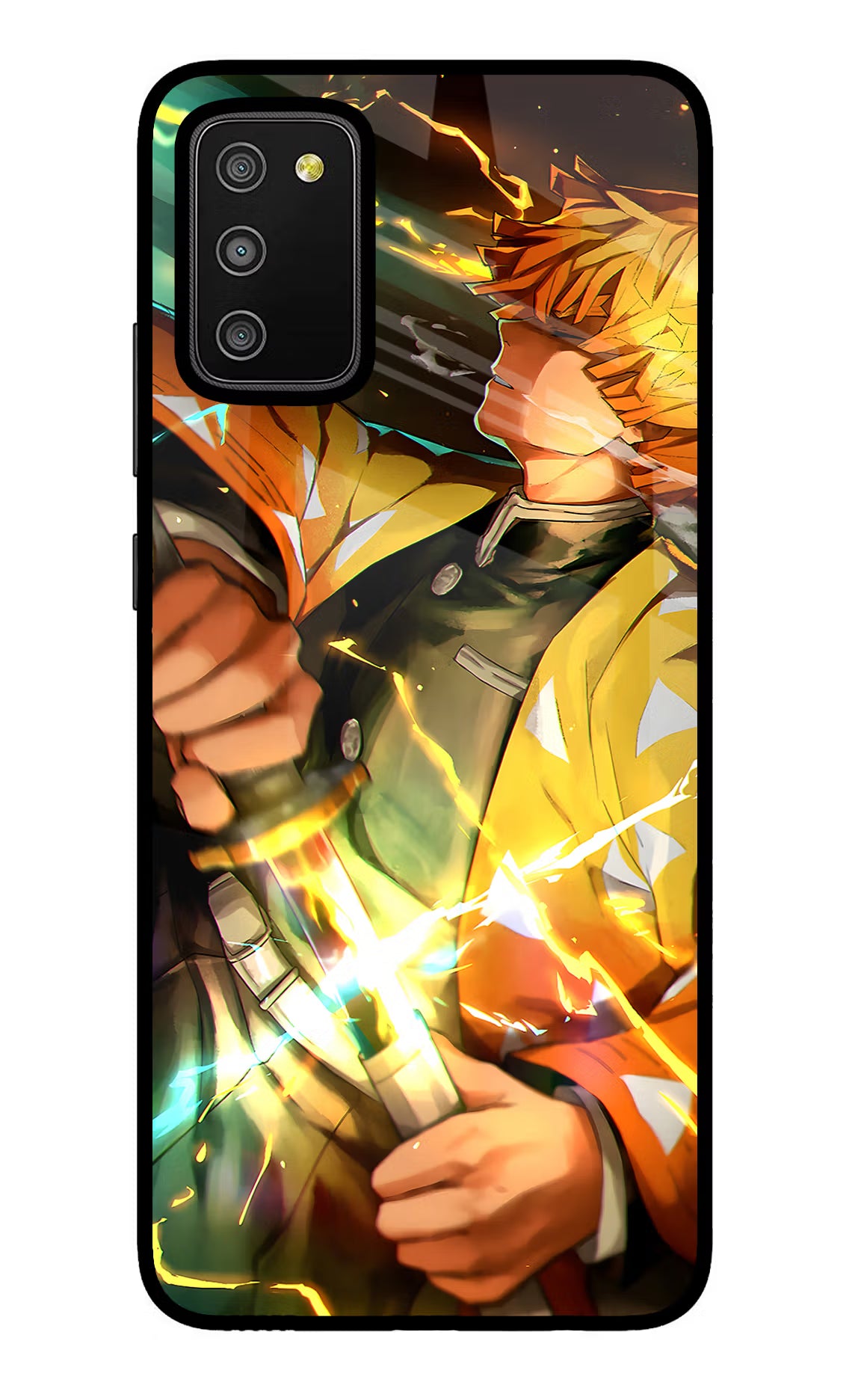 Demon Slayer Samsung M02s Glass Case