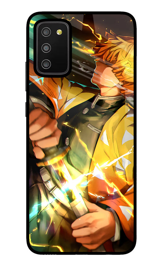 Demon Slayer Samsung M02s Glass Case