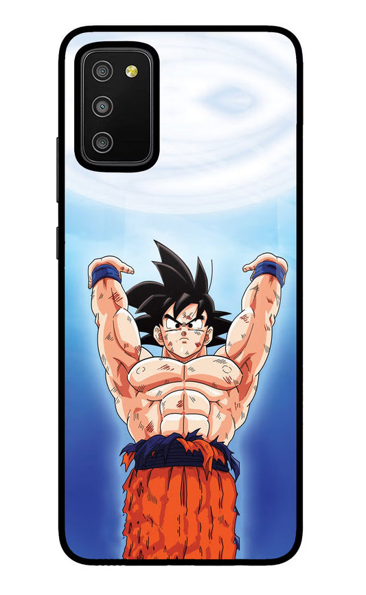 Goku Power Samsung M02s Glass Case