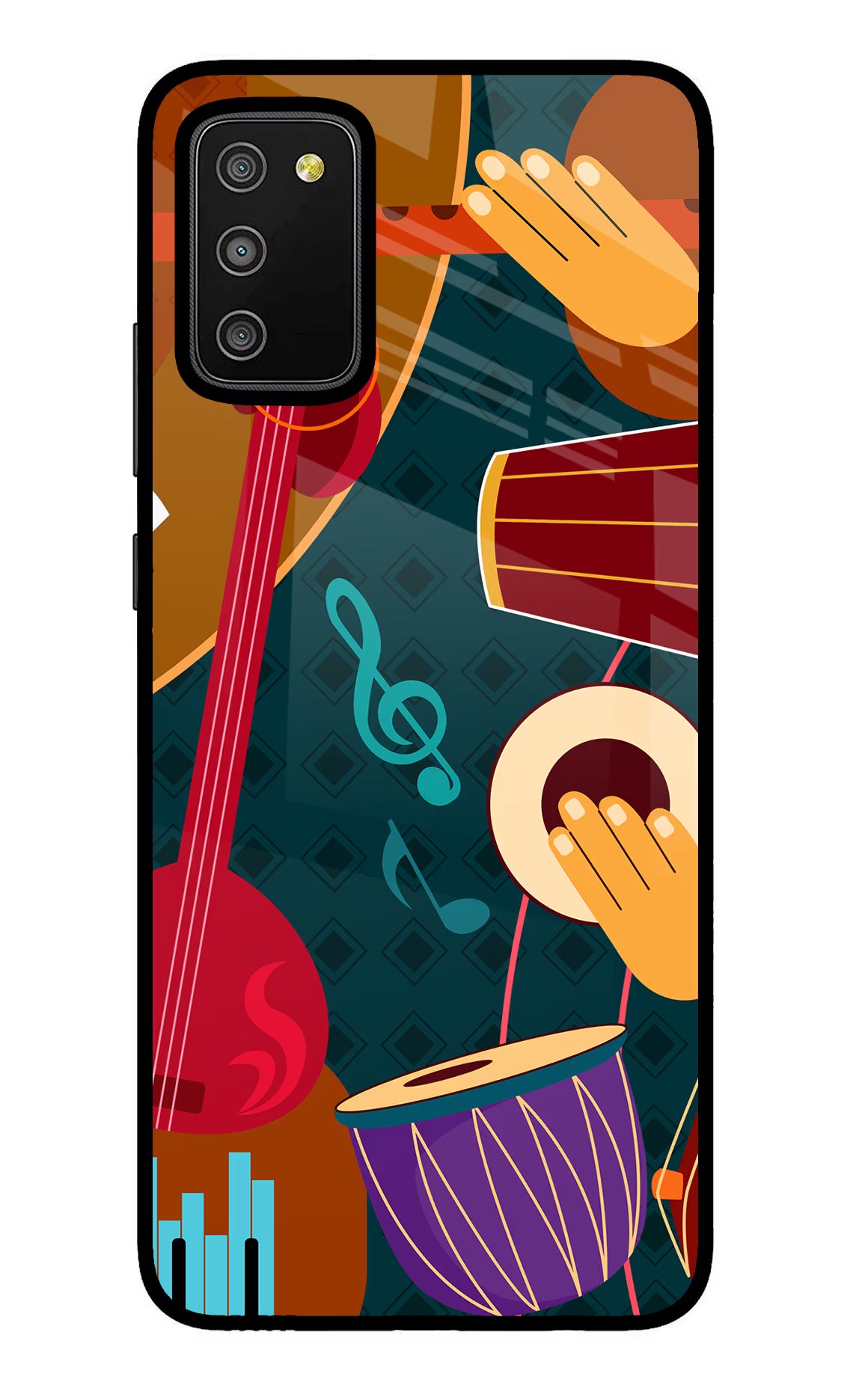 Music Instrument Samsung M02s Glass Case
