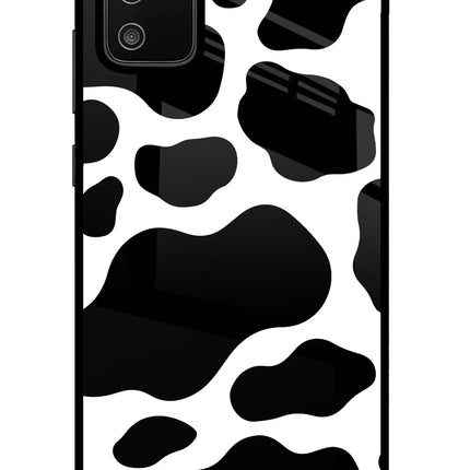 Cow Spots Samsung M02s Glass Case