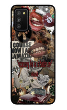 Luxury Samsung M02s Glass Case