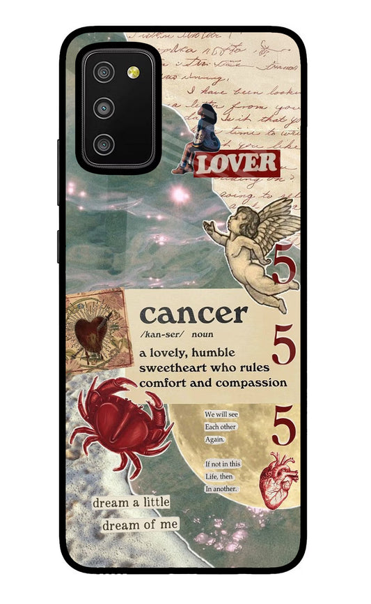 Cancer Zodiac Samsung M02s Glass Case