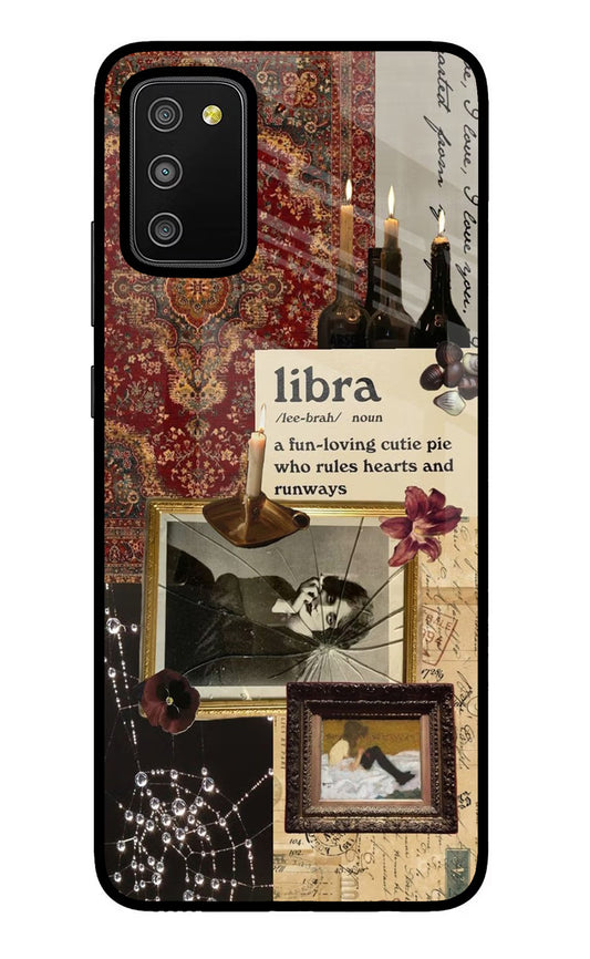 Libra Zodiac Samsung M02s Glass Case