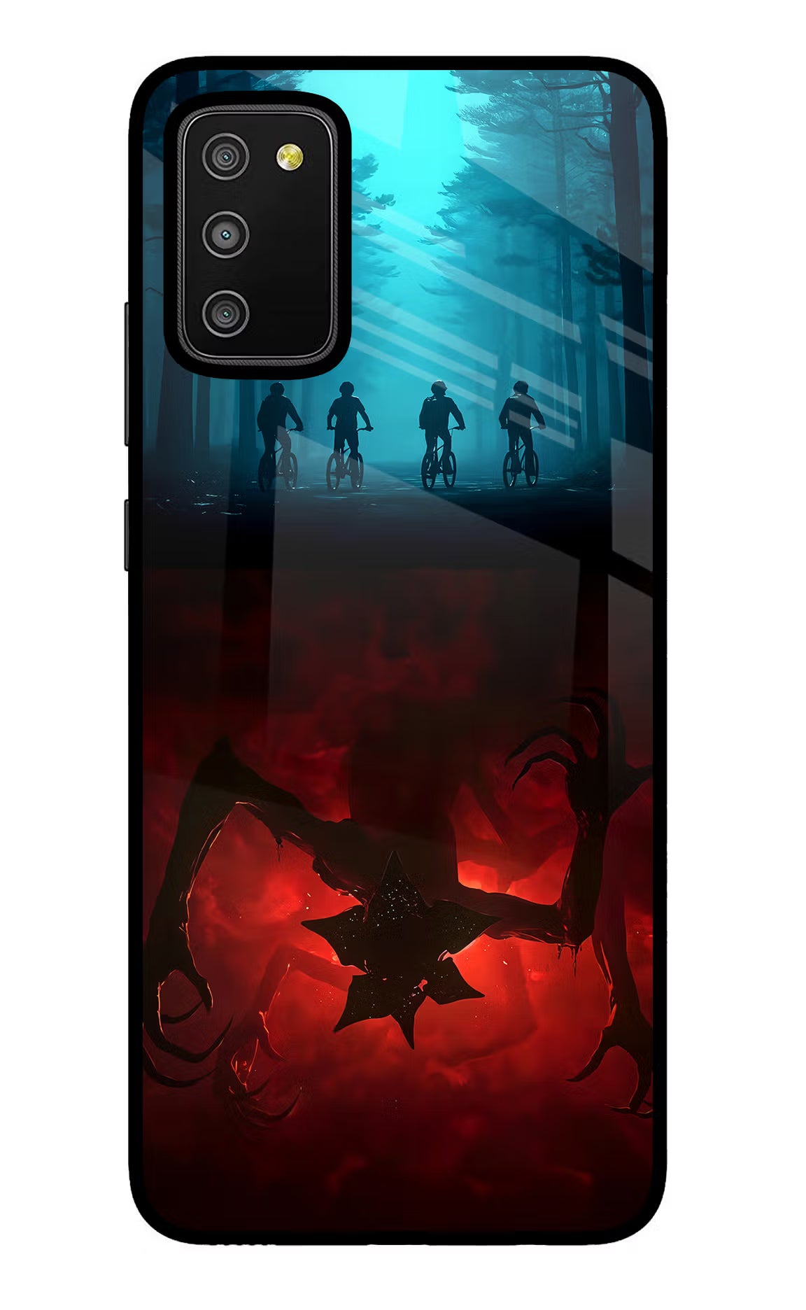 Ordinary Things Downside Up Samsung M02s Glass Case Back Cover by Casekaro
